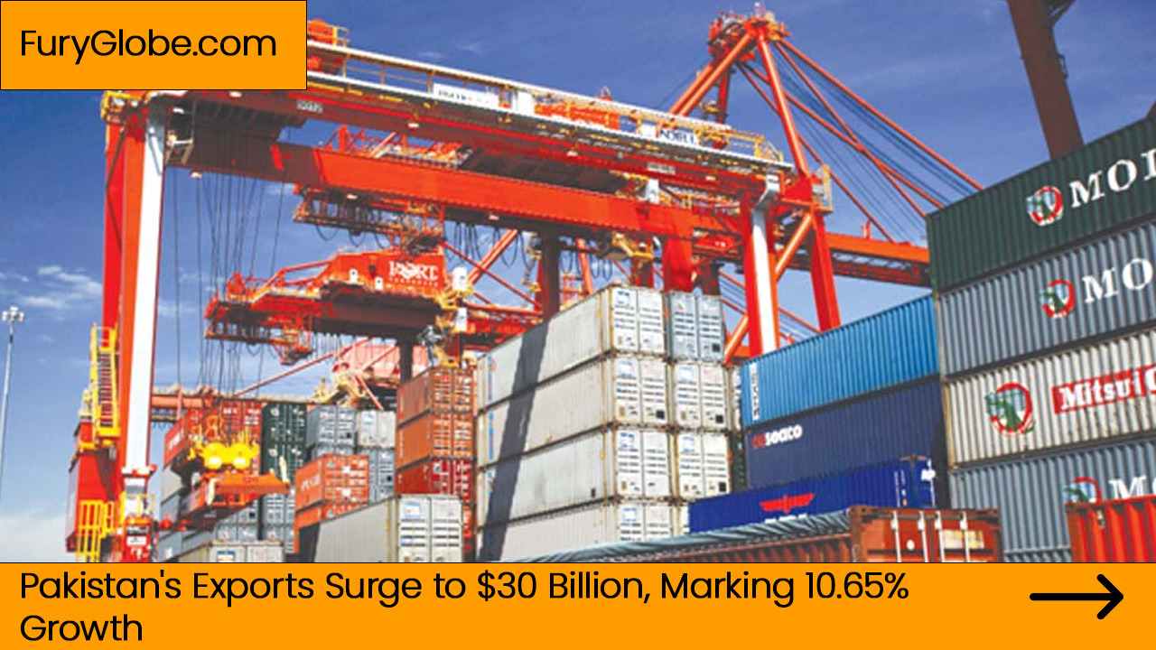 Pakistan's Exports Surge to $30 Billion, Marking 10.65% Growth