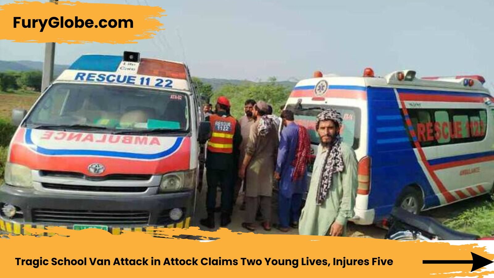 Tragic School Van Attack in Attock Claims Two Young Lives, Injures Five